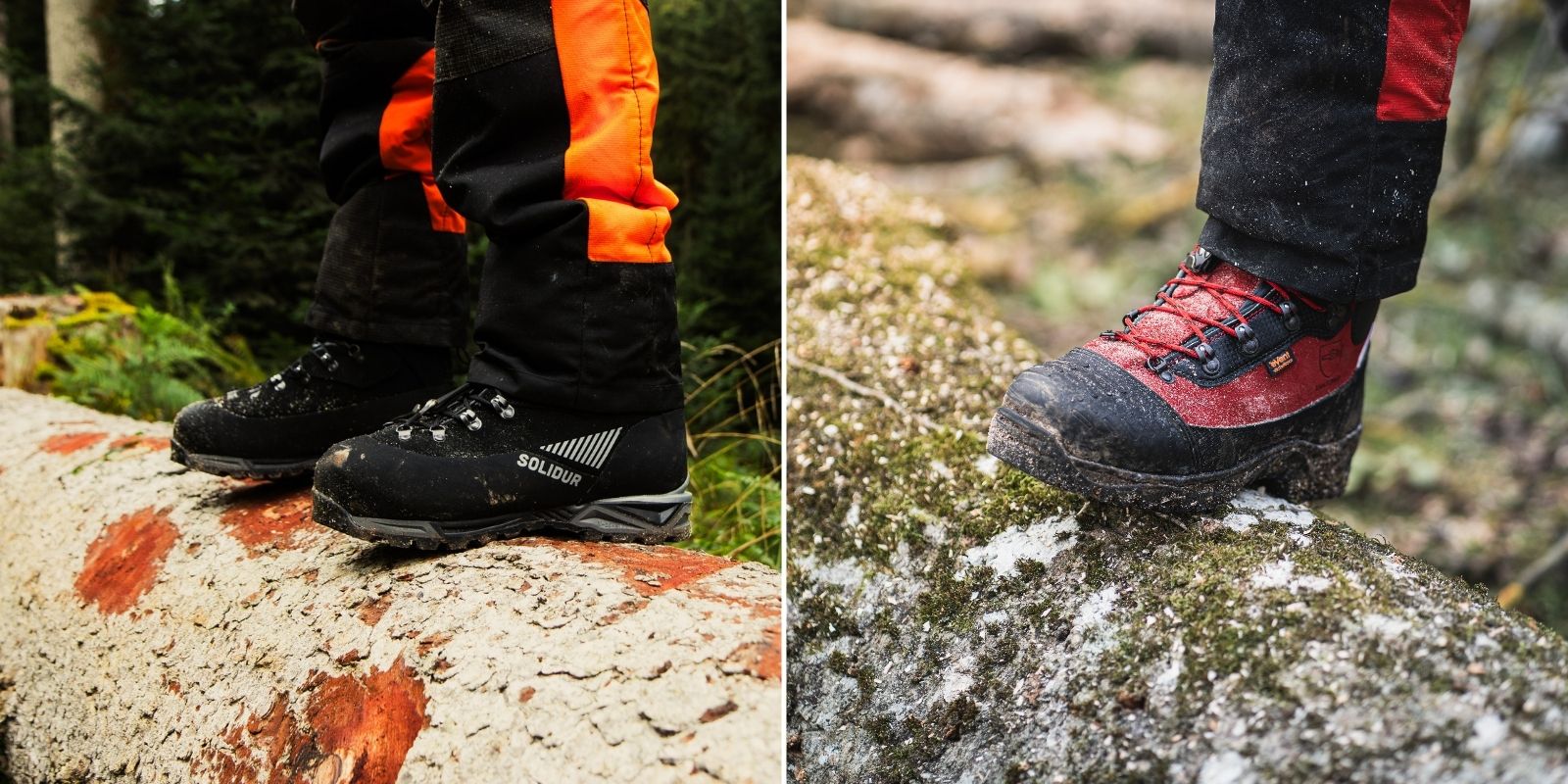 chaussures de sécurité élagage et bûcheronnage